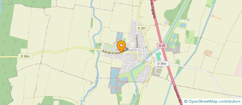 localisation de l'entreprise LES AMIS DE SISTER AMILI (A.SI.A.)  MEYENHEIM