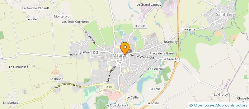 localisation de l'entreprise LES AMIS DE ST LERY  SAINT-LERY
