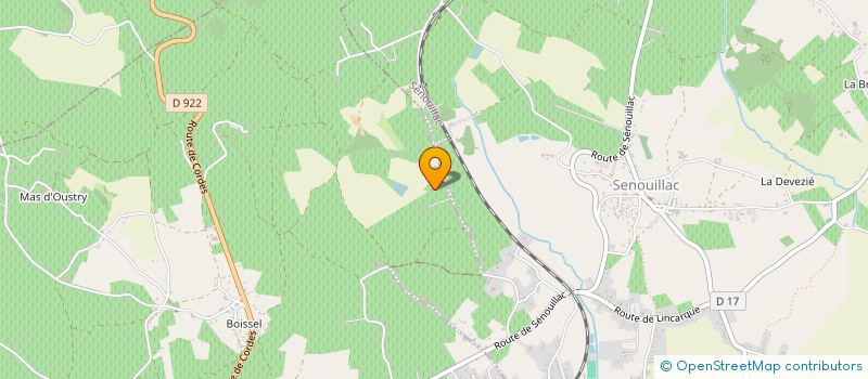 localisation de l'entreprise LES AMIS DE ST MARTIN ET MAURIAC  SENOUILLAC