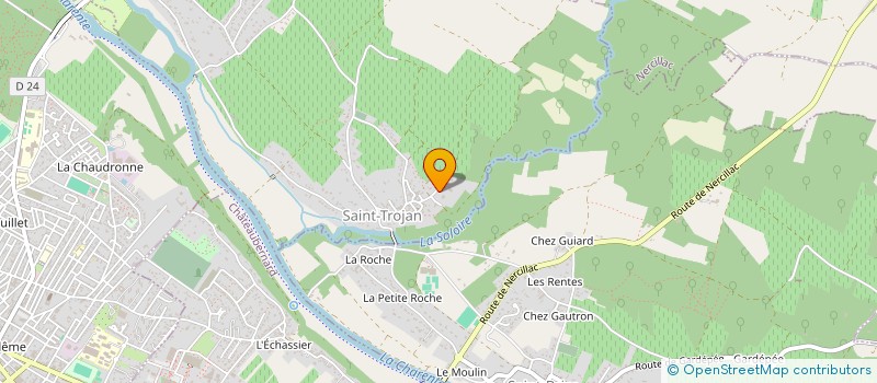 localisation de l'entreprise LES AMIS DE ST TROJAN à BOUTIERS-SAINT-TROJAN