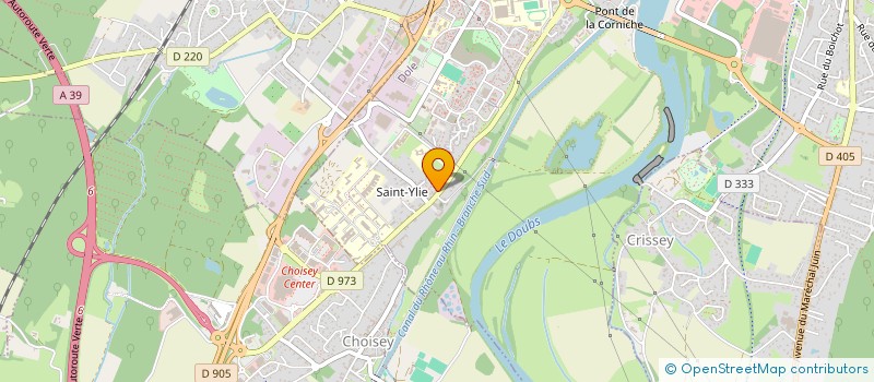 localisation de l'entreprise LES AMIS DE ST YLIE à DOLE
