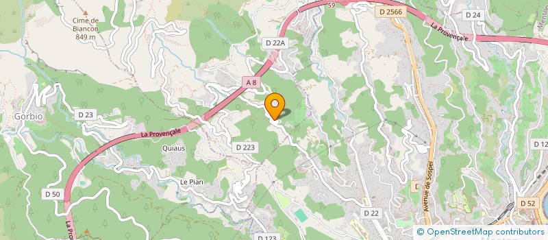 localisation de l'entreprise LES AMIS DE STE AGNES  SAINTE-AGNES