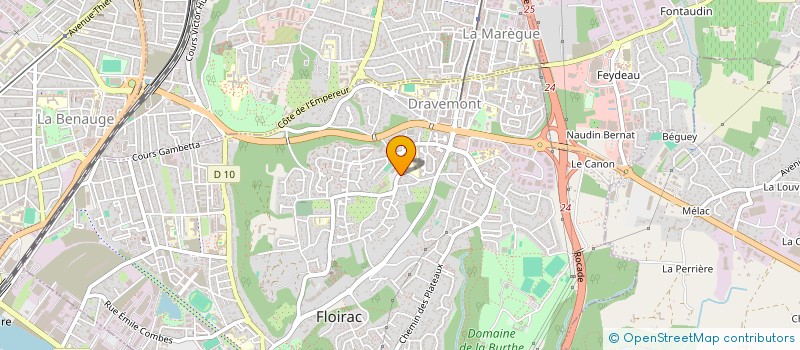 localisation de l'entreprise LES AMIS DE SUPERCOOP  BEGLES