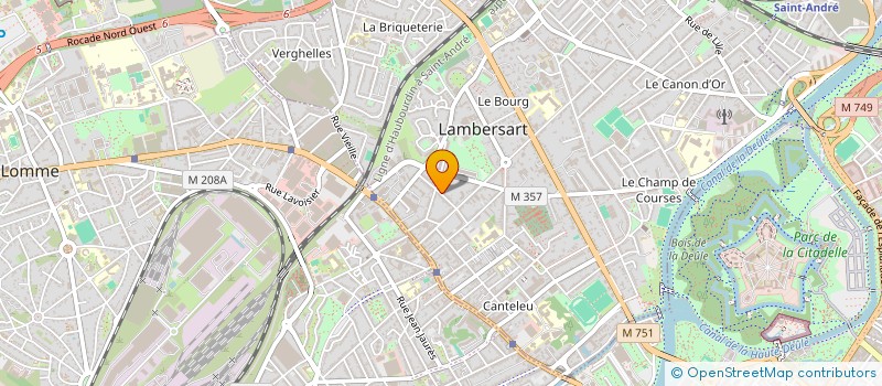 localisation de l'entreprise LES AMIS DE SUPERQUINQUIN SUR DEULE à LAMBERSART