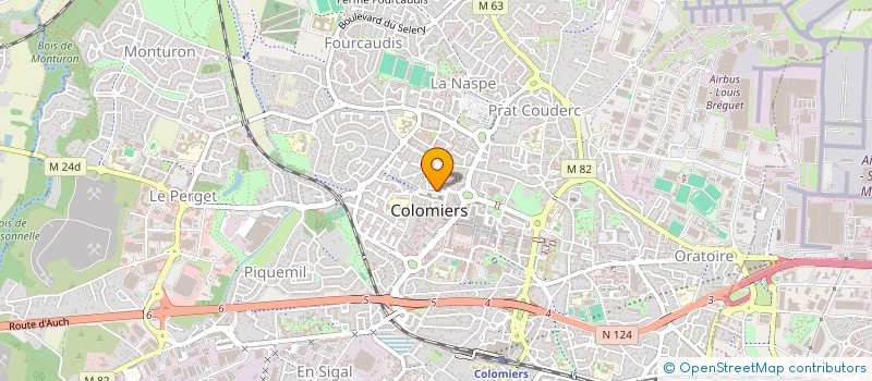 localisation de l'entreprise LES AMIS DE TEDDY à COLOMIERS