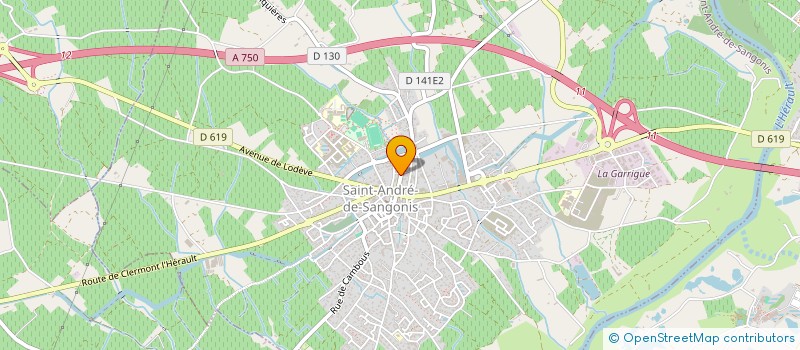 localisation de l'entreprise LES AMIS DE TERRAMAIRE  SAINT-ANDRE-DE-SANGONIS