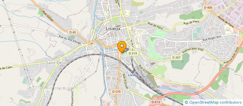 localisation de l'entreprise LES AMIS DE THERESE DE LISIEUX à LISIEUX