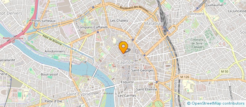 localisation de l'entreprise LES AMIS DE THIERRY HUILLET COMPOSITEUR à TOULOUSE