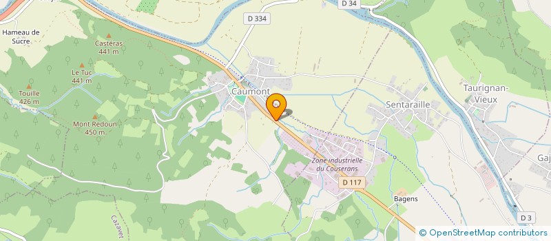 localisation de l'entreprise LES AMIS DE TITI à CAUMONT