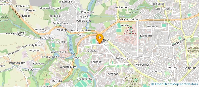 localisation de l'entreprise LES AMIS DE TOKABANGOU à BREST