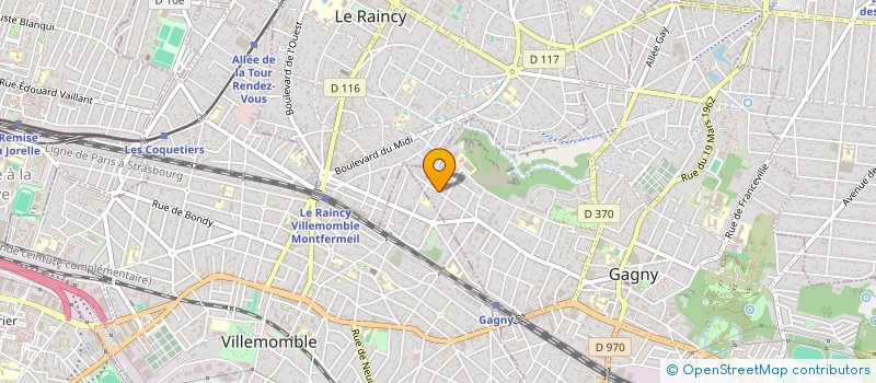 localisation de l'entreprise LES AMIS DE TORAH VAHESSED à GAGNY