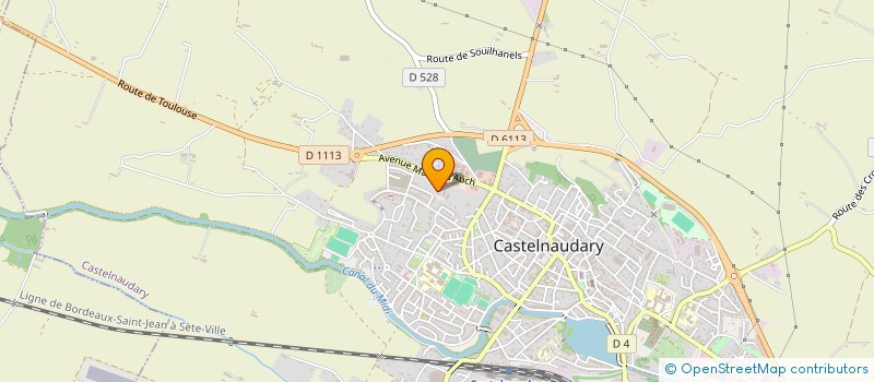 localisation de l'entreprise LES AMIS DE TOUTANKHAMON  CASTELNAUDARY