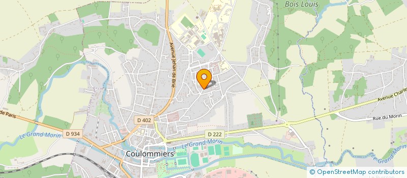 localisation de l'entreprise LES AMIS DE TOUTE JOIE  COULOMMIERS