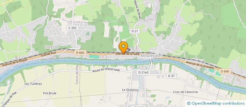 localisation de l'entreprise LES AMIS DE TUILIERES à MOULEYDIER