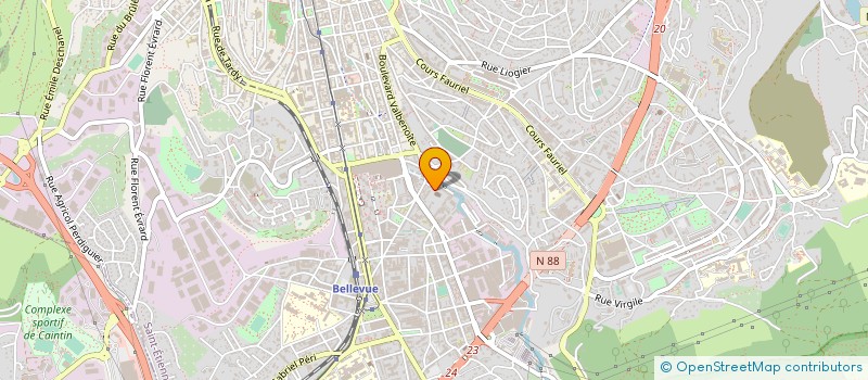 localisation de l'entreprise LES AMIS DE VALBO à SAINT-ETIENNE