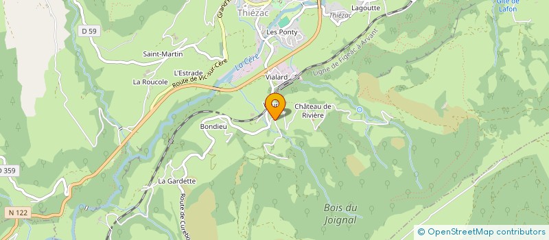 localisation de l'entreprise LES AMIS DE VAURS à THIEZAC
