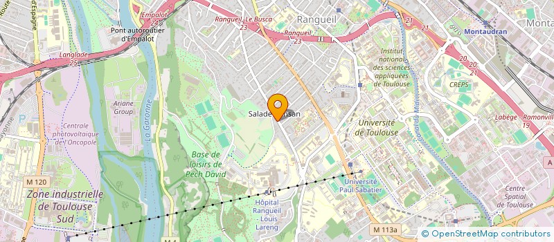 localisation de l'entreprise LES AMIS DE VENISE -LES TRIVENETI  TOULOUSE