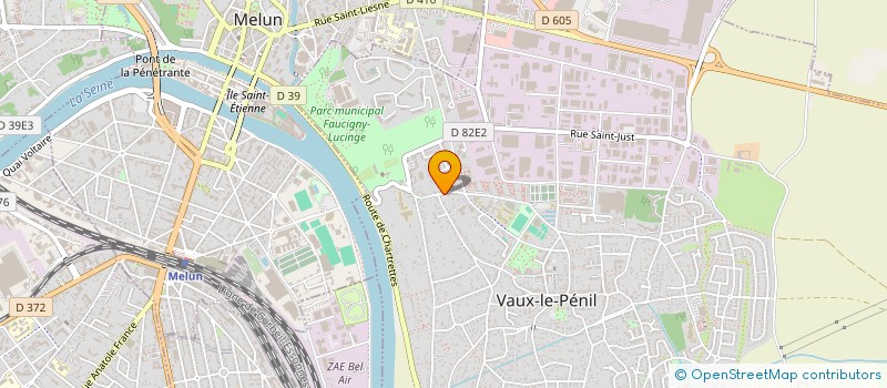 localisation de l'entreprise LES AMIS DE VERS LA TRADITION à VAUX-LE-PENIL