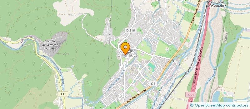 localisation de l'entreprise LES AMIS DE VILLENEUVE à VILLENEUVE
