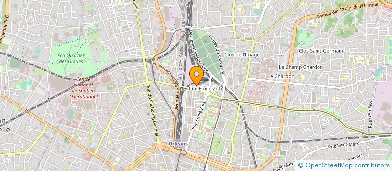localisation de l'entreprise LES AMIS DE VINCENT  ORLEANS