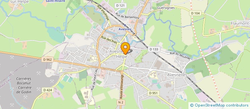 localisation de l'entreprise LES AMIS DE WEDRIC  AVESNES-SUR-HELPE