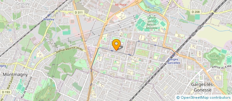 localisation de l'entreprise LES AMIS DE YAD BE YAD à SARCELLES