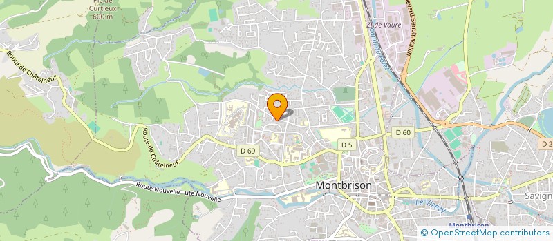 localisation de l'entreprise LES AMIS DE ZIPPY à MONTBRISON