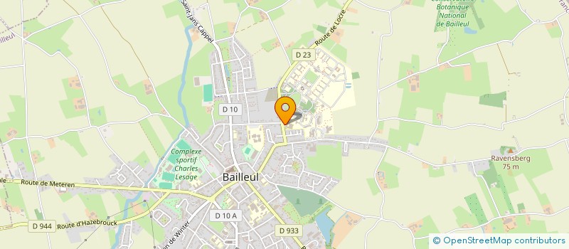 localisation de l'entreprise LES AMIS DE ZOUZOUT'CH à BAILLEUL