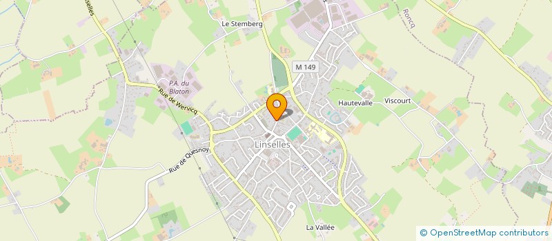localisation de l'entreprise LES AMIS DES ABEILLES DE LINSELLES  LINSELLES