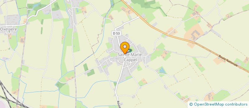 localisation de l'entreprise LES AMIS DES AGRICULTEURS DU PAYS DE CASSEL  OXELAERE