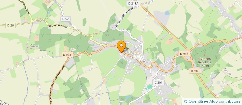 localisation de l'entreprise LES AMIS DES AINES CASSELOIS  CASSEL