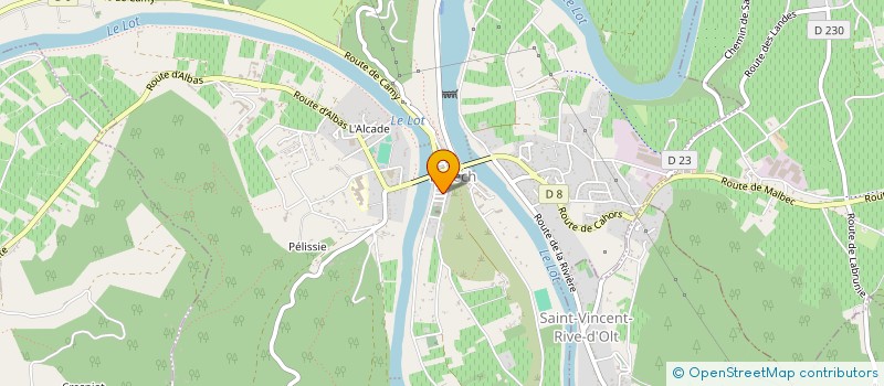 localisation de l'entreprise LES AMIS DES ANES DE LUZECH  LUZECH