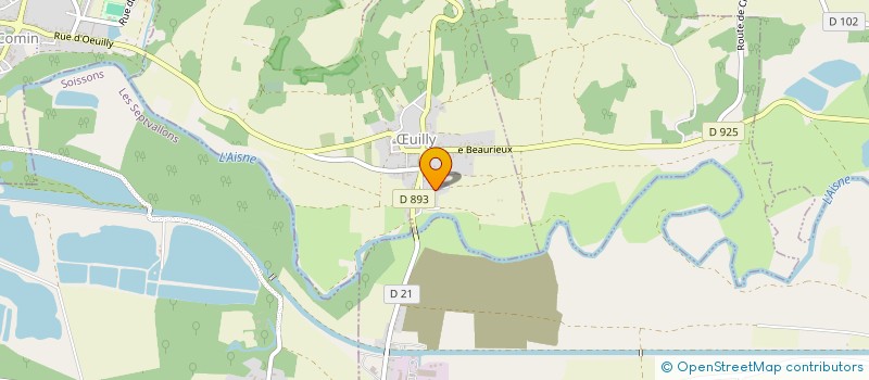 localisation de l'entreprise LES AMIS DES ANIMAUX  UILLY