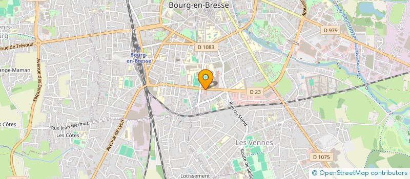 localisation de l'entreprise LES AMIS DES ARCHIVES DE L'AIN à BOURG-EN-BRESSE