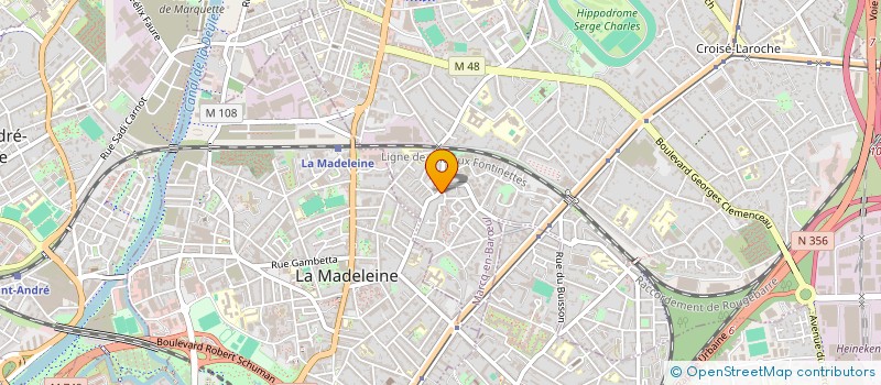 localisation de l'entreprise LES AMIS DES ARTS à MARCQ-EN-BARŒUL