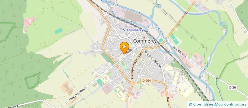 localisation de l'entreprise LES AMIS DES ARTS à COMMERCY