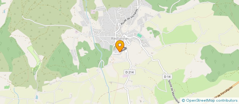 localisation de l'entreprise LES AMIS DES ARTS à REILLANNE