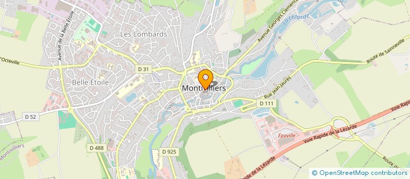 localisation de l'entreprise LES AMIS DES ARTS à MONTIVILLIERS