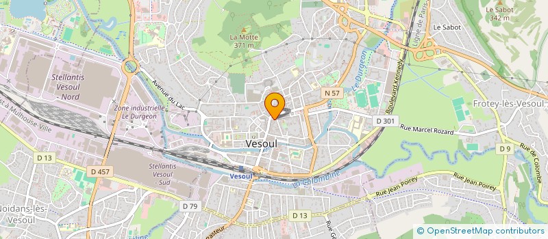 localisation de l'entreprise LES AMIS DES ARTS ET DES LETTRES  PUSEY