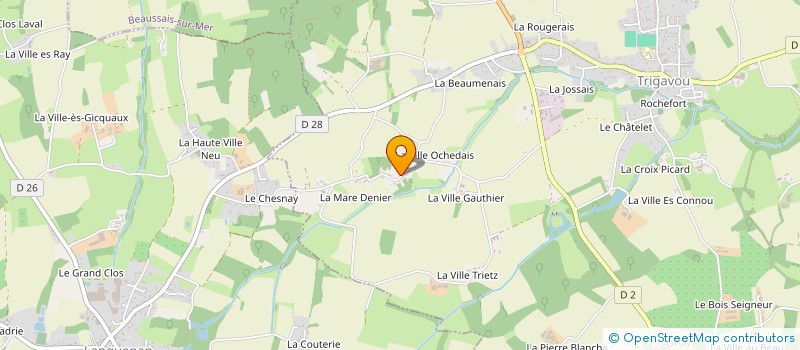 localisation de l'entreprise LES AMIS DES BAND OF BROTHERS  PLESLIN TRIGAVOU