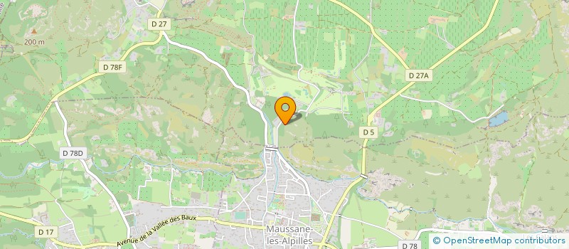 localisation de l'entreprise LES AMIS DES BAUX à LES BAUX-DE-PROVENCE