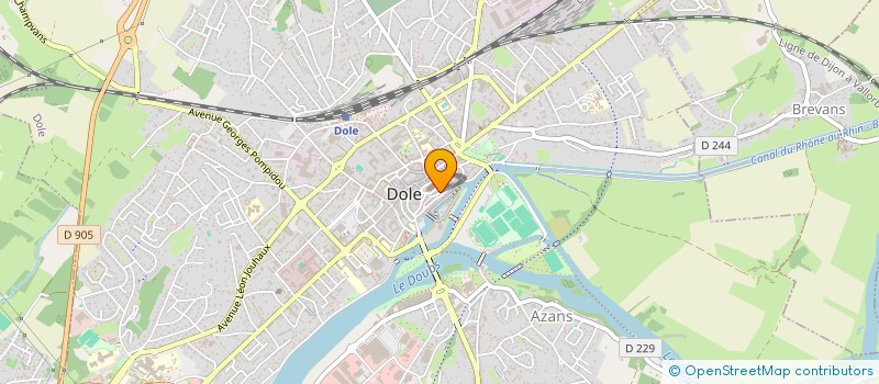 localisation de l'entreprise LES AMIS DES BELLES LATINES à DOLE