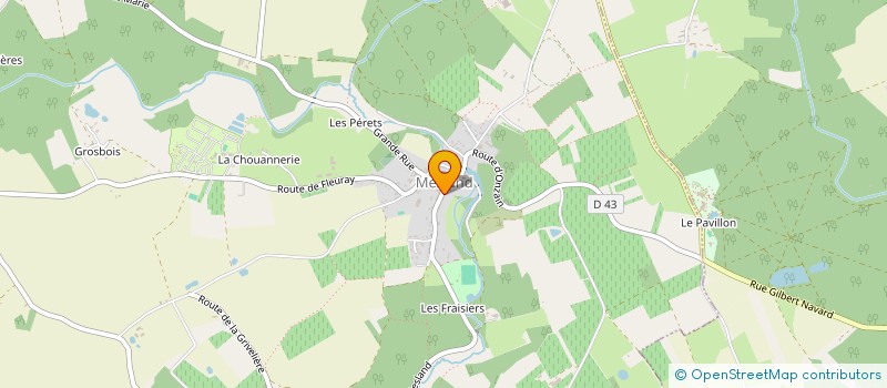 localisation de l'entreprise LES AMIS DES BOIS DE MESLAY  MESLAND