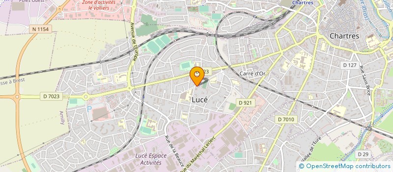 localisation de l'entreprise LES AMIS DES CARREAUX à LUCE