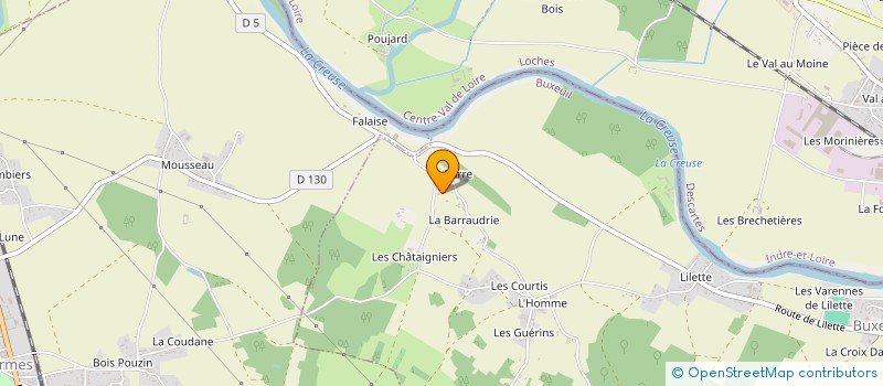localisation de l'entreprise LES AMIS DES CHATAIGNIERS à BUXEUIL