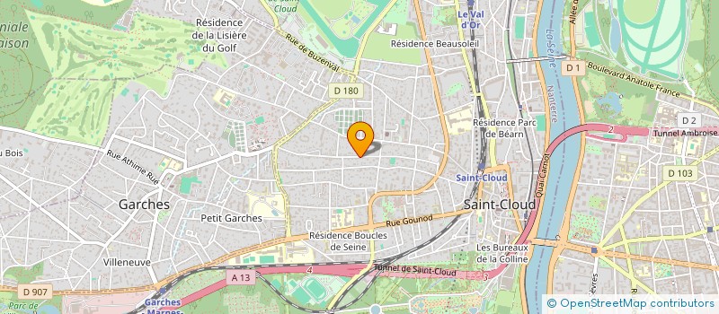 localisation de l'entreprise LES AMIS DES CHATS LIBRES DE SAINT-CLOUD à SAINT CLOUD