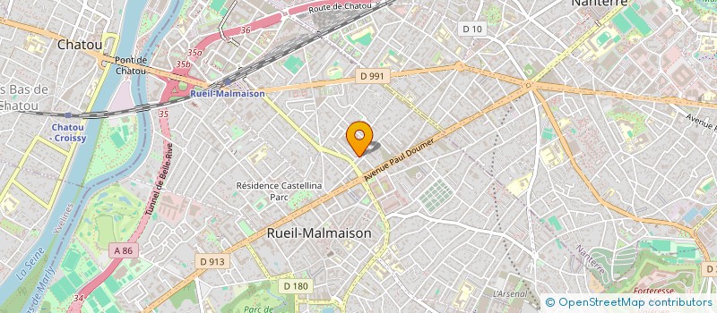 localisation de l'entreprise LES AMIS DES CHEMINS DE FER RHETIQUES à RUEIL-MALMAISON