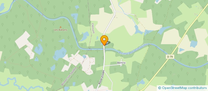 localisation de l'entreprise LES AMIS DES CHEMINS DE SOLOGNE  BRINON-SUR-SAULDRE