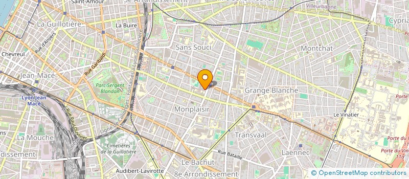 localisation de l'entreprise LES AMIS DES CINEMAS LUMIERE  LYON