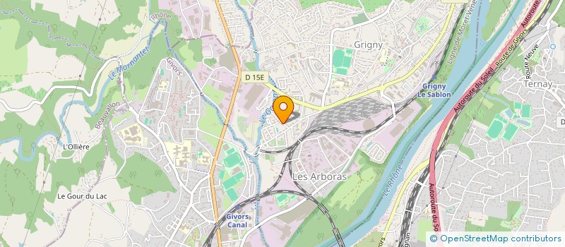 localisation de l'entreprise LES AMIS DES CITES à GRIGNY